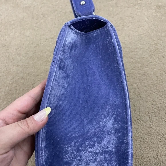 Her Universe Lord of the Rings Arwen crossbody bag blue Velvet Satchel - Picture 2 of 6